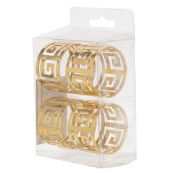 GAEM Набор из 4-х колец для салфеток, L11 W4,5 H8 см