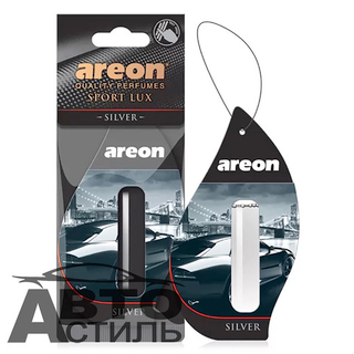Ароматизатор гелевый AREON -КОЛБА  СПОРТ ЛЮКС СИЛЬВЕР