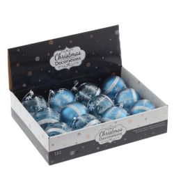 GAEM Набор из 12шт Украшение новогоднее "Шар", D 8 см, L35 W27 H9 см