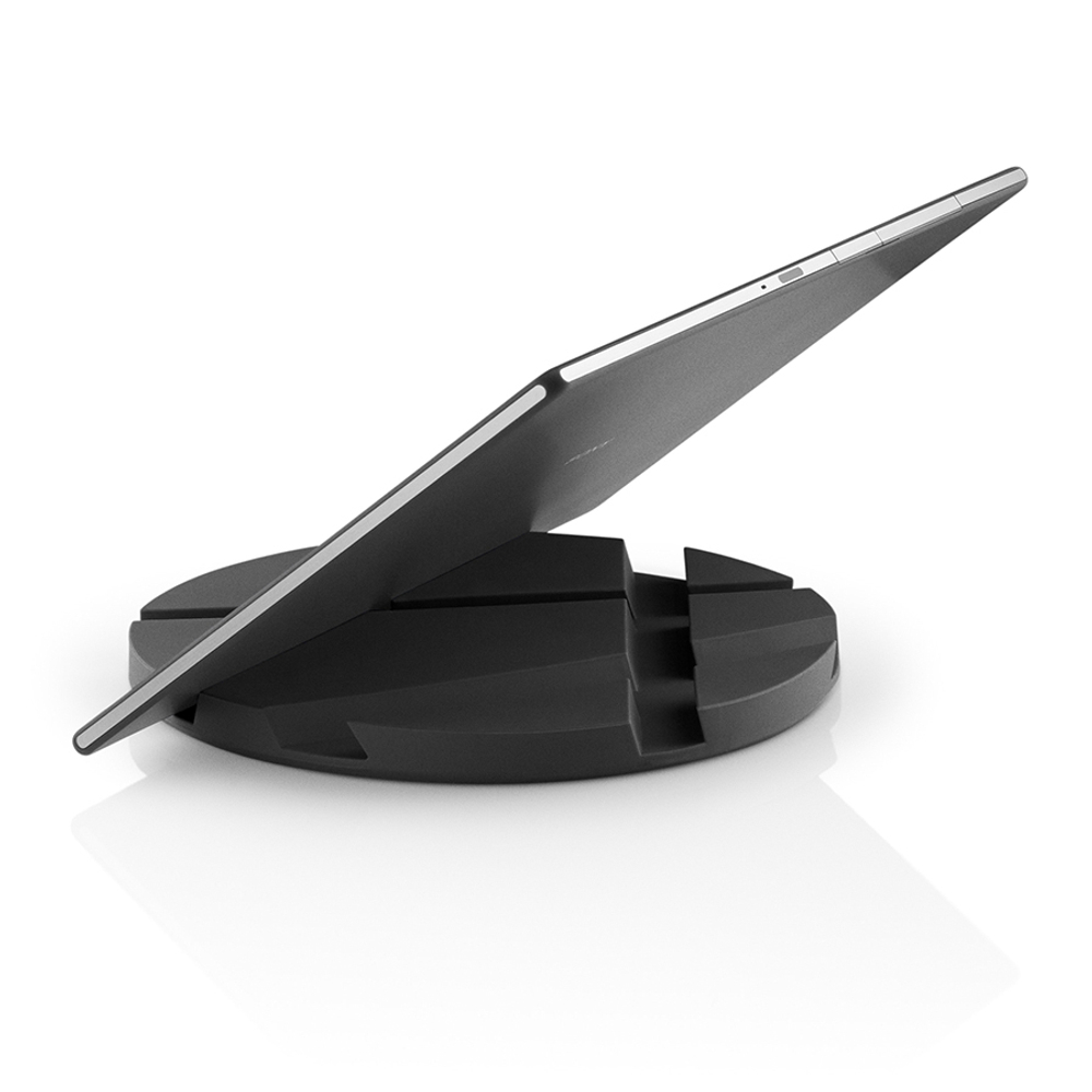 Подставка для посуды-планшета smartmat, D18 см, серая