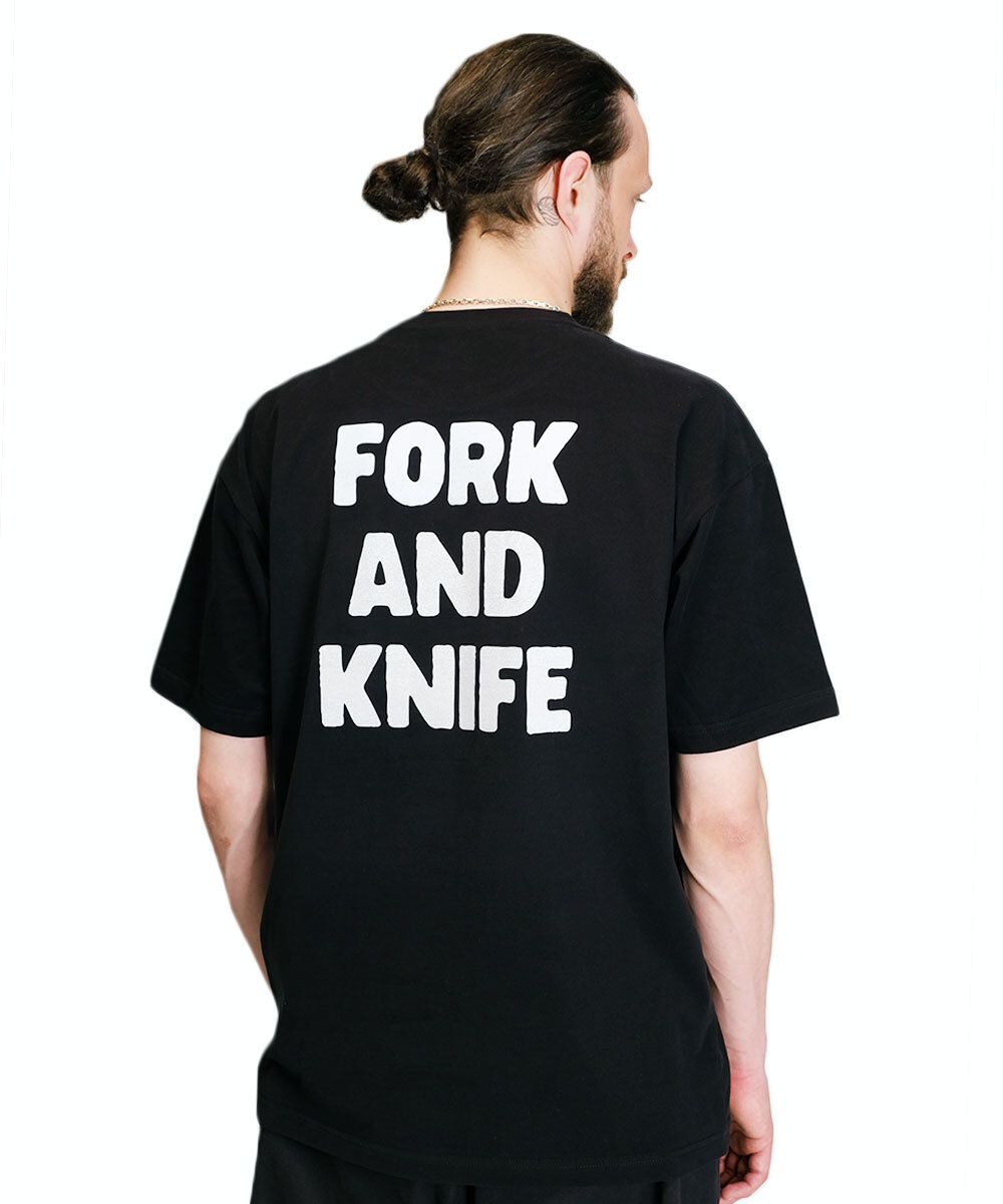 Футболка Hardlunch оверсайз F&K черная