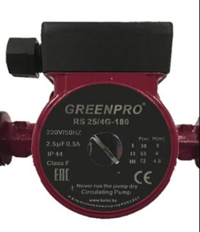 Циркуляционный насос GREENPRO RS25/4G