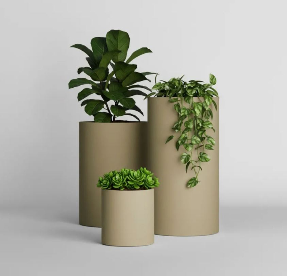 Кашпо, коллекция КОЛОР, форма ЦИЛИНДР