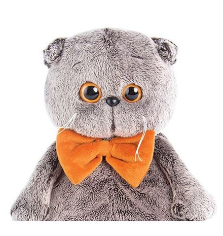 Басик в рыжем бархатном банте Ks22-031