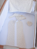 Пелёнка-кокон Mjölk Шоколадная крошка, уценка