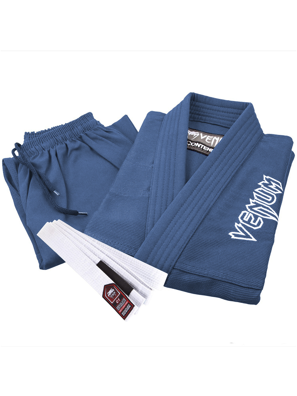 Кимоно для бжж Venum Contender Kids Light Blue с поясом