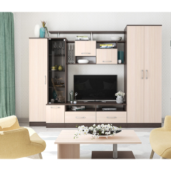 Стенка в гостиную Оскар-5, венге