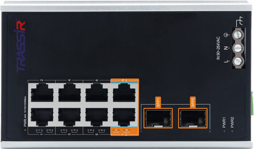 TRASSIR TR-NS15102S-130-8POE Сетевое оборудование