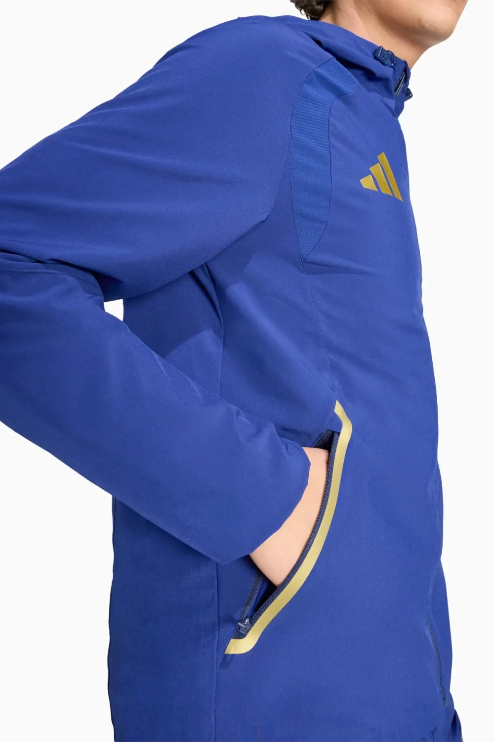 Ветровка adidas Италия 2026 Tiro Travel Full-Zip - синий