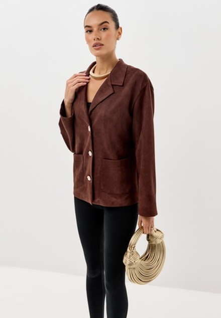 Блейзер замша