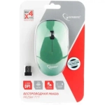 Мышь беспроводная Gembird MUSW-111-GRN 3 кн зеленая