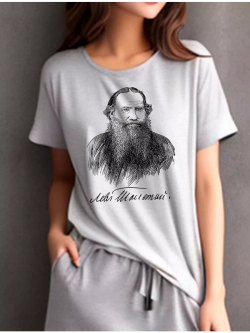 Футболка Лев Толстой