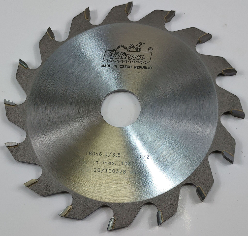Пила дисковая TCT "Pilana" 180x6.0/3.5x30 z16 92 FZ