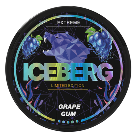 ICEBERG 130 MG - GRAPE GUM - Виноградная жвачка