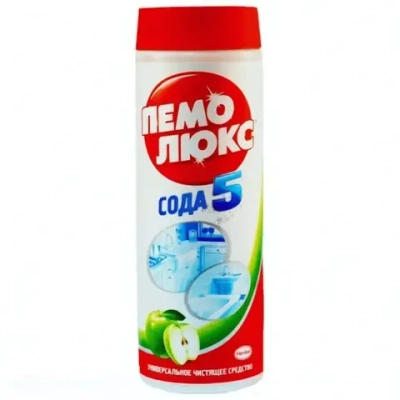Порошок чистящий ПЕМОЛЮКС Яблоко ПЭТ 480 гр