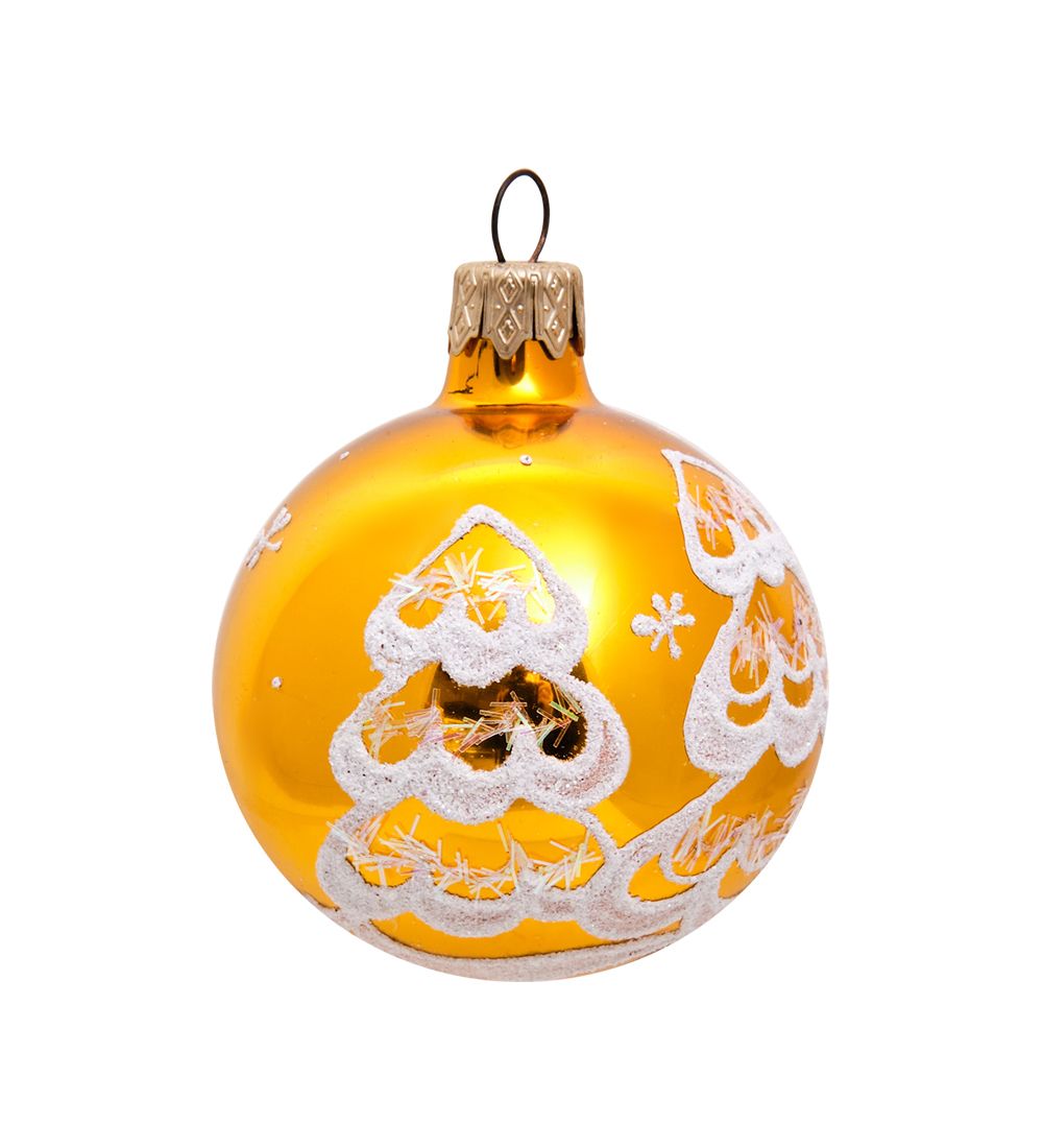 Элита НФШ-1198/3 Набор ел.украшений Шар 3шт «Ёлочка» 60 мм