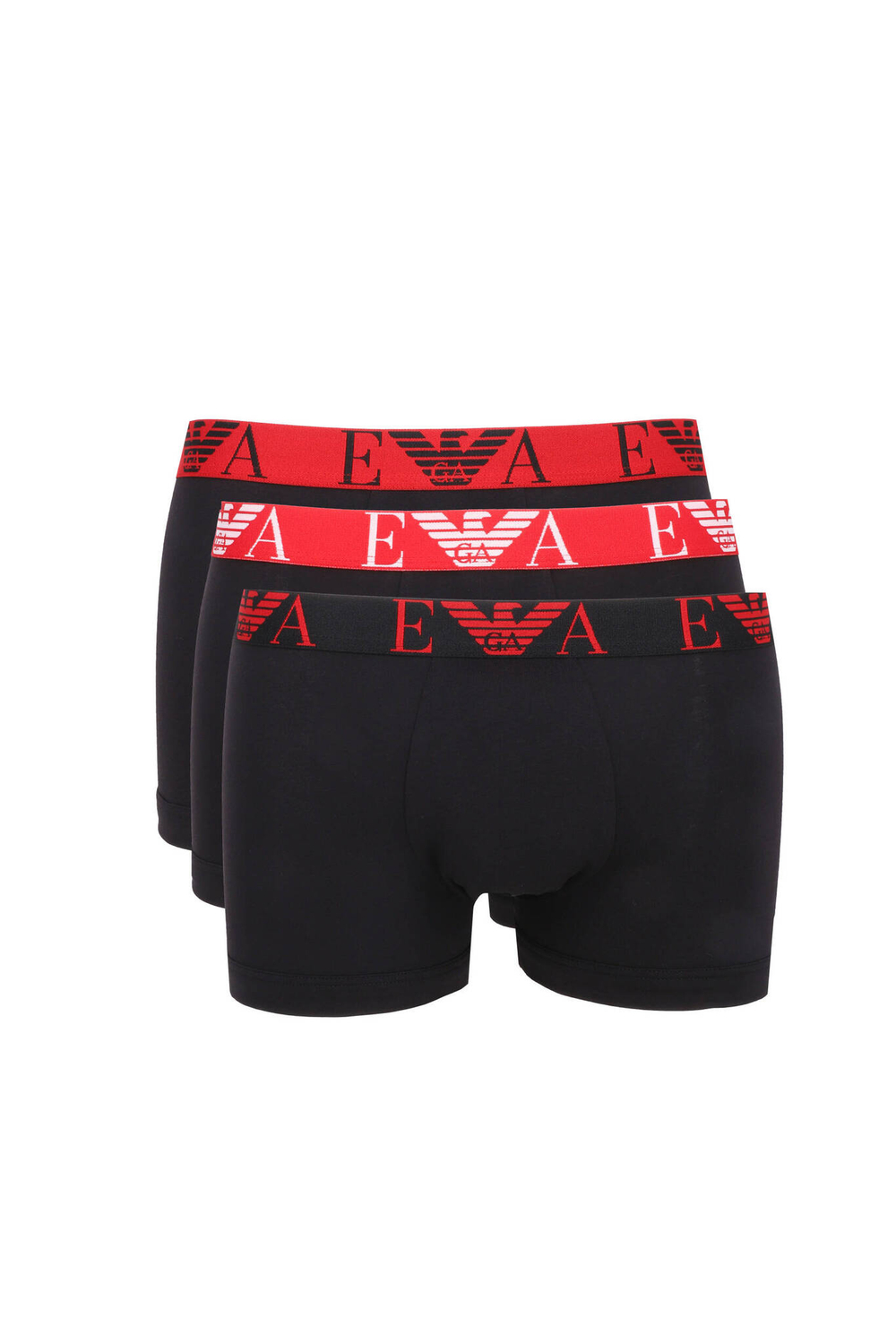 Трусики-боксеры 3шт. Emporio Armani - черный(111357 4F715)