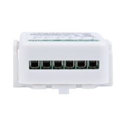 UCH-A301 2C-WF WHITE Умное реле Wi-Fi. 2 канала. 100-240В. 2x10А. 2x2200Вт. 2x250Вт для светодиодов. Встраиваемое. Голосовое управление+приложение UnielSmart. TM Uniel