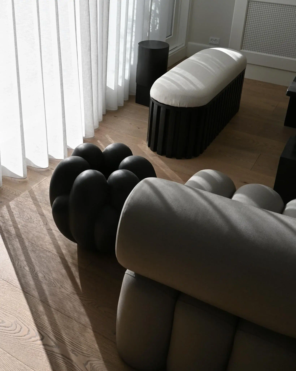 Ваза 101 Copenhagen Bloom Vase, Big - Black