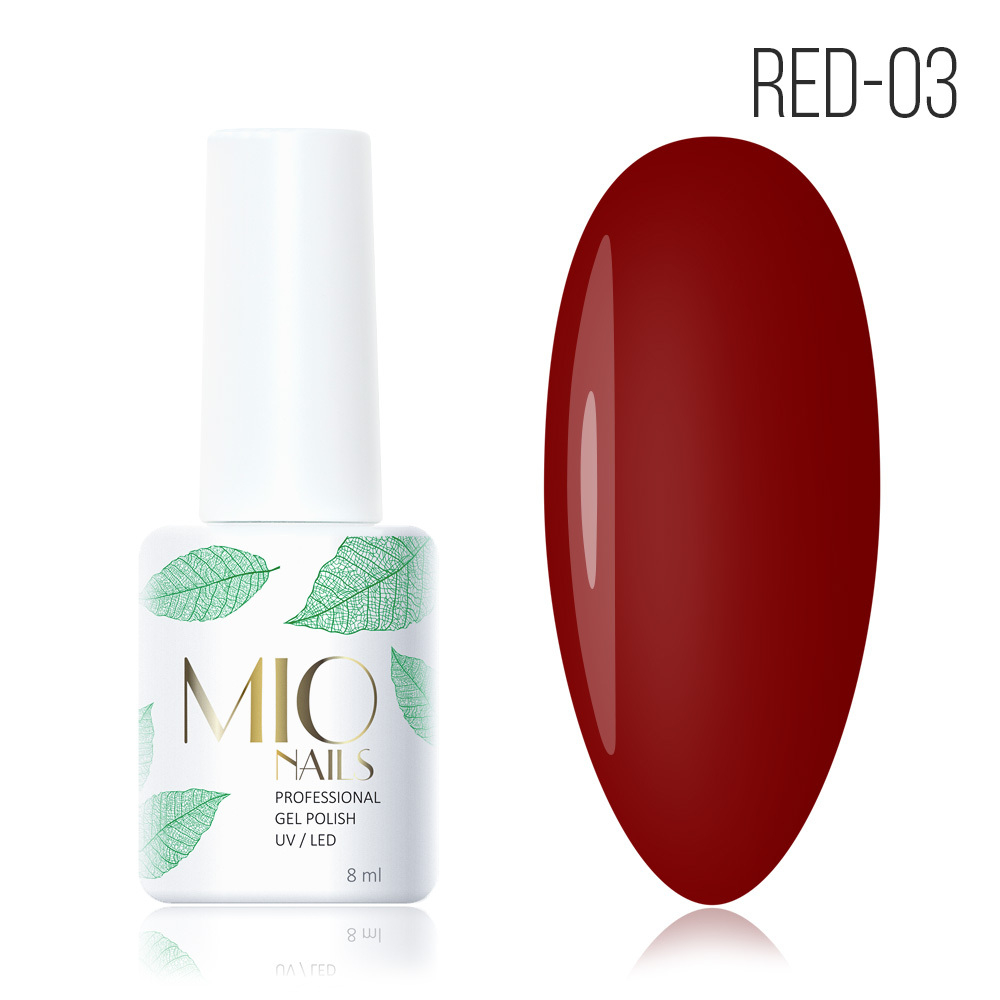Гель-лак MIO NAILS RED № 03, 8мл