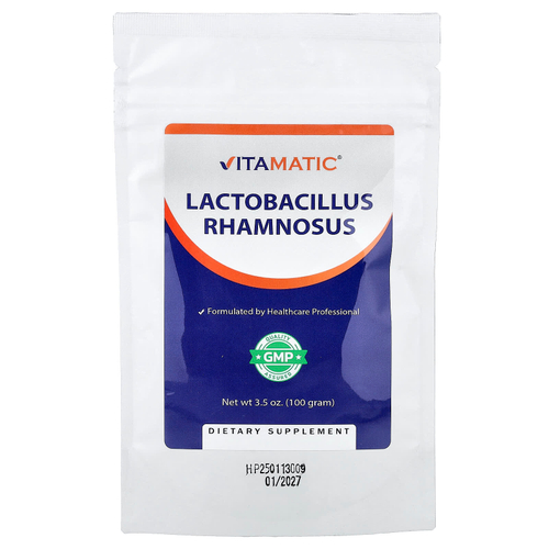 Vitamatic, лактобактерии рамнозус (Lactobacillus rhamnosus), 100 г (3,5 унции)