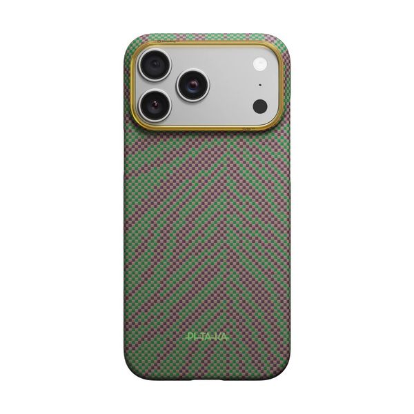 Чехол Pitaka Edge Case для iPhone 17 Pro, Зелёный росток | Sprout Surge
