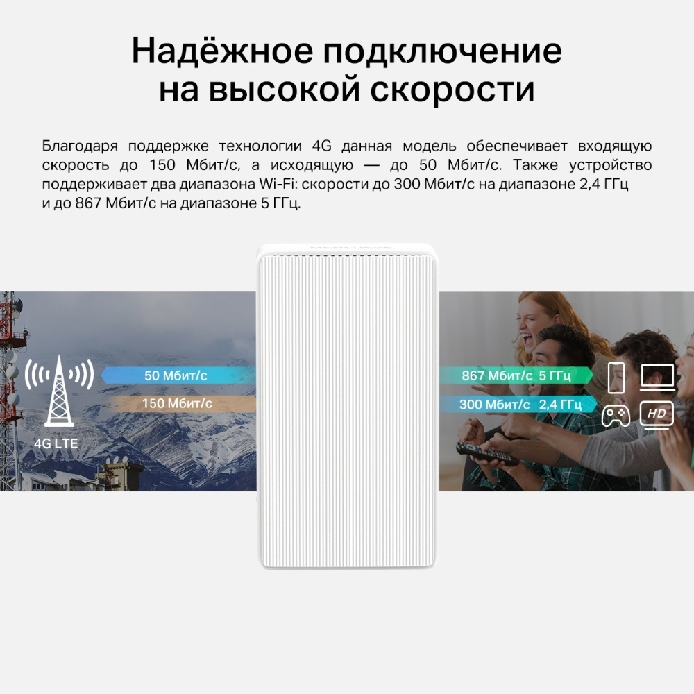 Маршрутизатор Mercusys MB130-4G