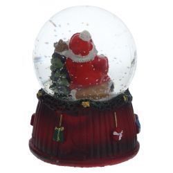GAEM Фигурка декор в стекл шаре "Дед Мороз", D 4.5 см, L5 W5 H6 см, 4в.