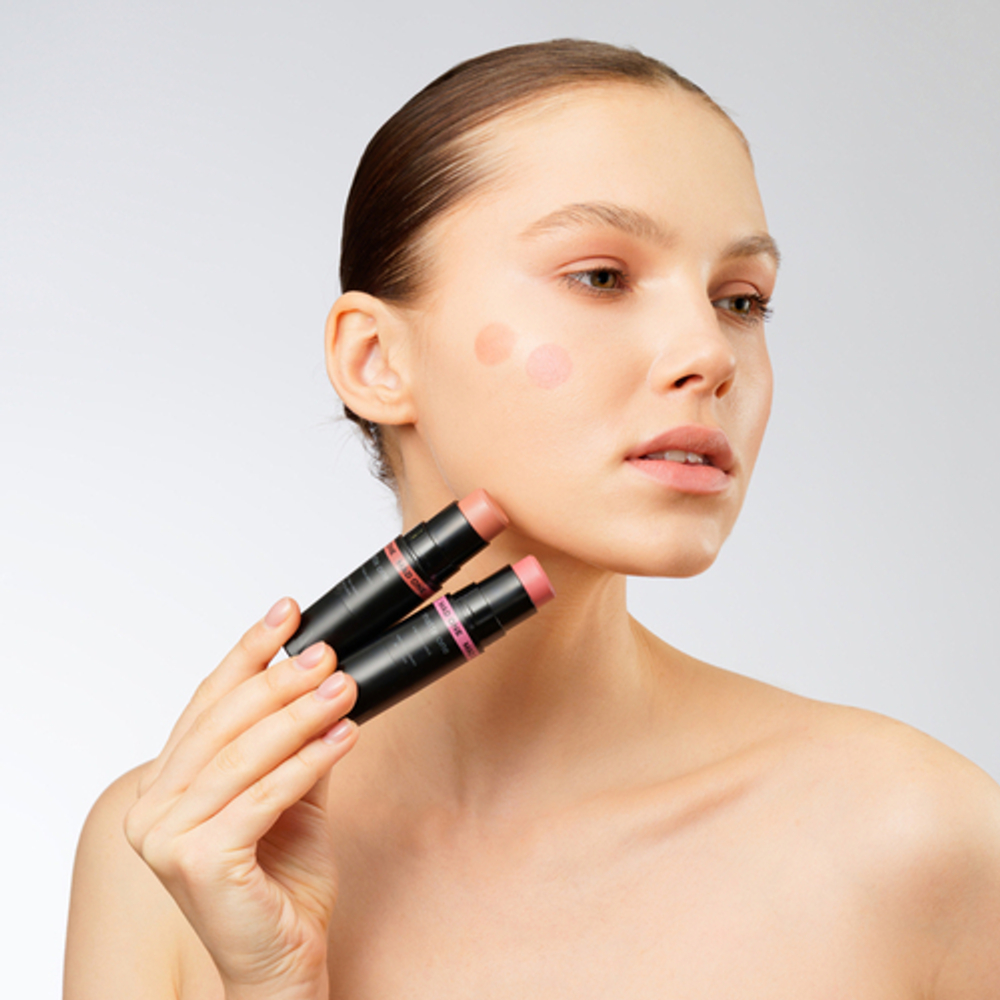 MAD ONE Мультифункциональный стик для лица - 3-in-1 face stick eyes + lips + cheeks, dusty rose, 33г