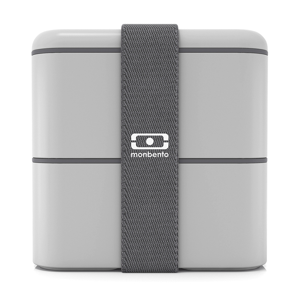 Ланч-бокс mb square светло-серый