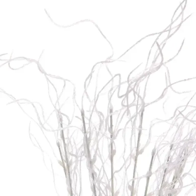 Ветка декоративная «Морозное солнце» 40 см, Белый