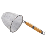 Стрейнер 14 см,металлическая ручка с деревянной вставкой  P.L. Proff Cuisine