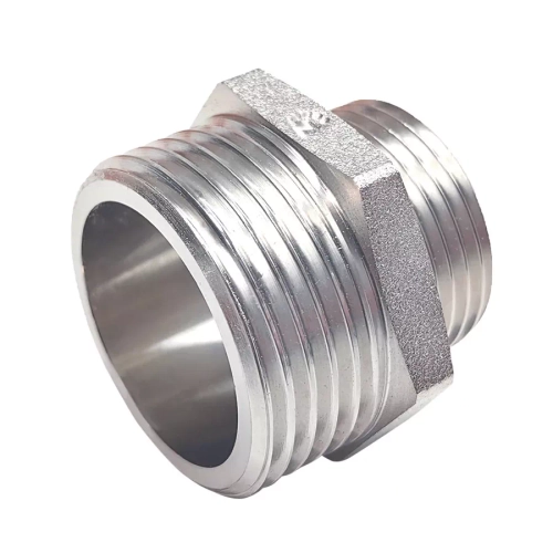 Бочонок лат. 1/2" * 1/4" нар./ нар. Никель