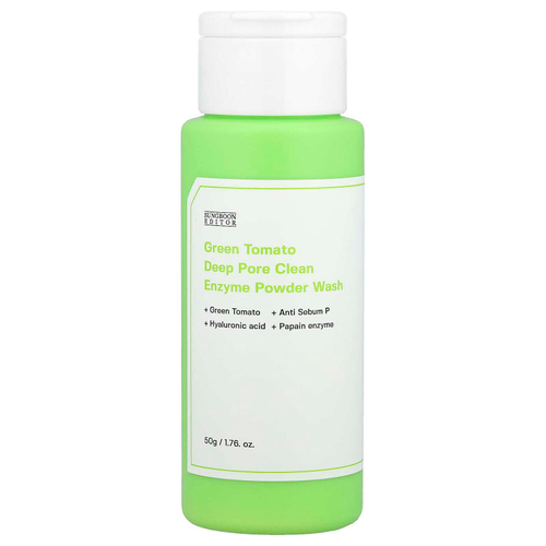 Sungboon Editor, Очищающий энзимный порошок с зеленым томатом, 50 г (1,76 унции)