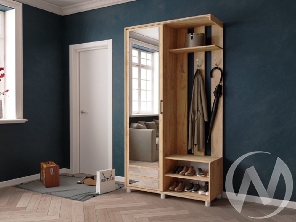 Прихожая Ларго-2 (дуб крафт золотой)