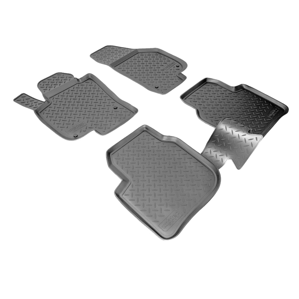 Ковры в салон Norplast/Unidec для Skoda Superb в кузове 3T4/3T5 (2008-)Полиуретан,Черный, арт.NPL-Po-81-80