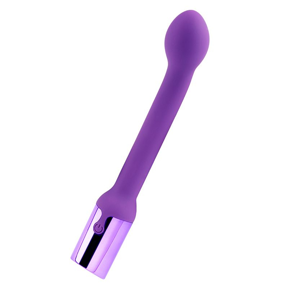 Фиолетовый вибростимулятор G-точки Enamorment G-spot Vibe - 22,5 см. (Цвет: фиолетовый)