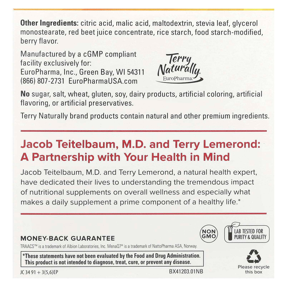 Terry Naturally, Смесь для восстановления энергии от Fatigued to Fantastic! ™, 216 г (7,6 унции)