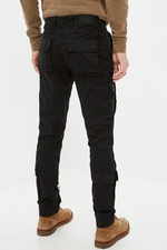 Брюки муж. Aeronautica 743 черный на резинке