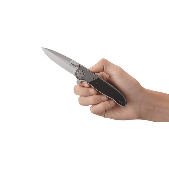 Складной нож CRKT M40-03 c клинком из стали 1.4116 Krupp (X50CrMoV15) рукоять алюминий / Нейлон