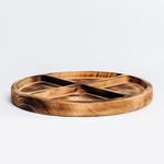 Деревянная менажница из кедра для подачи блюд и закусок