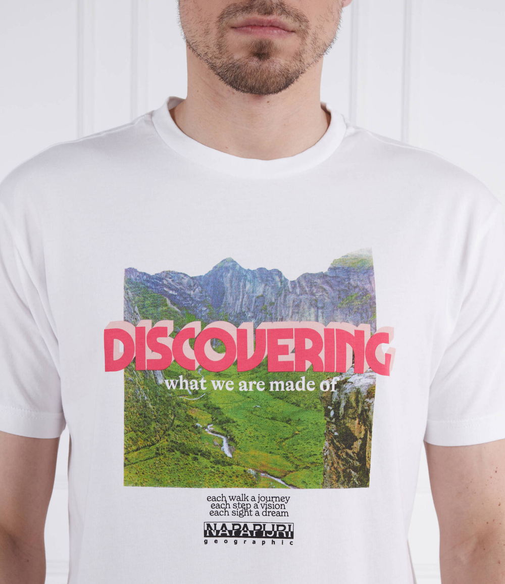 Футболка S-BOLIVAR SS Napapijri - белый(NP0A4H28)