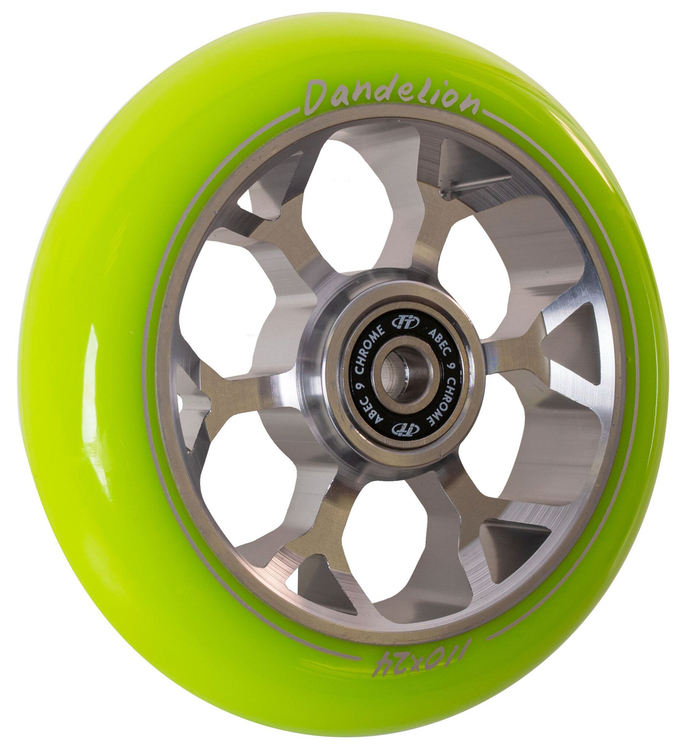 Колесо для самоката X-Treme 110*24мм, Dandelion, green