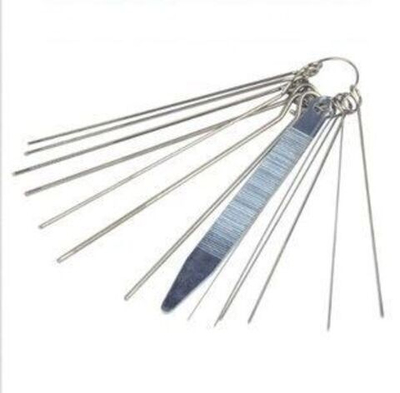 Набор надфилей для порожка струнных инструментов удлинённый