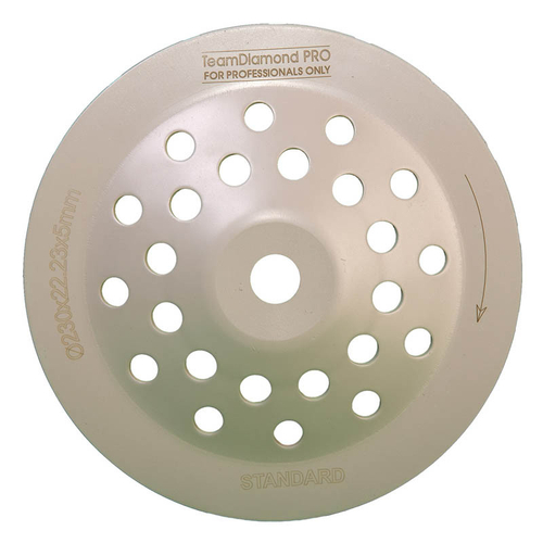 Чашка алмазная двухрядная STANDARD 230 мм TeamDiamondPro 602301