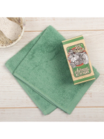 Полотенце махровое Этель «Лучший из лучших», 30×30 см, хлопок 100%, зелёное