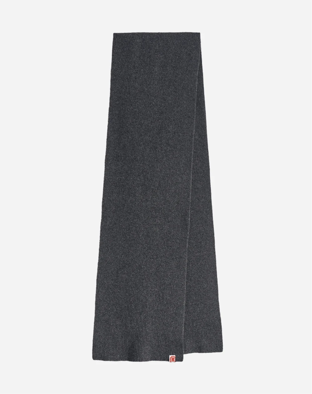 Шарф из шерсти мериноса черный