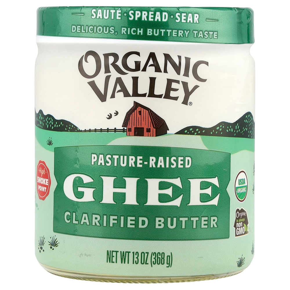 Organic Valley, масло гхи, 368 г (13 унций)
