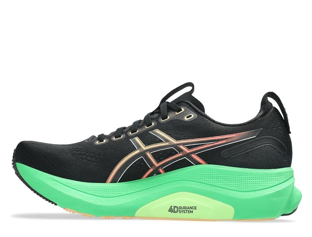 Кроссовки для бега мужские Asics Gel-Kayano 32 M Чёрно-зелёные