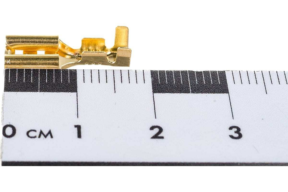 Плоская клемма REXANT, гнездо 7.7 мм, 1-1.5 мм.кв 100 шт 08-0912